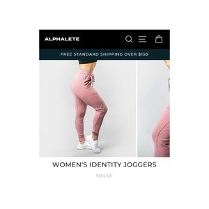 ALPHALETE IDENTITY JOGGERS BNWT XS
